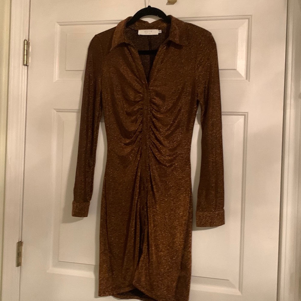 Never worn Aster the label brown dress